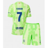 Camisa de time de futebol Barcelona Ferran Torres #7 Replicas 3º Equipamento Infantil 2024-25 Manga Curta (+ Calças curtas)